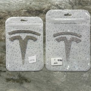 Bling tesla emblems